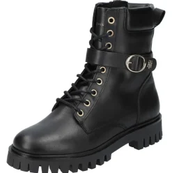 Buckle Lace Up Boot