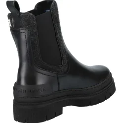 Feminine Felt Chelsea Bootie